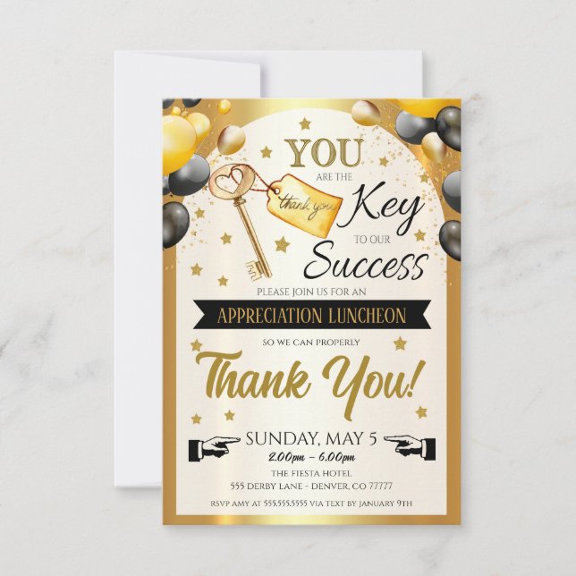 Invitación de reconocimiento (Anverso)