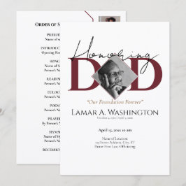 Invitación de recuerdo y homenaje a PAPÁ 6 con col