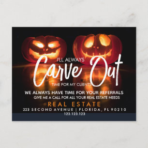 invitación de referencias de calabaza inmobiliaria
