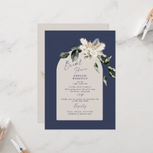Invitación de Regader de Novia Boho de Pampas y Ta