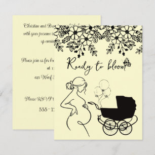 Invitación de regadera de bebé Baby Bloom Descarga