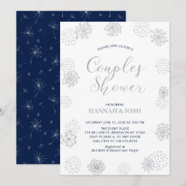 Invitación de regadera de boda moderna de la Marin