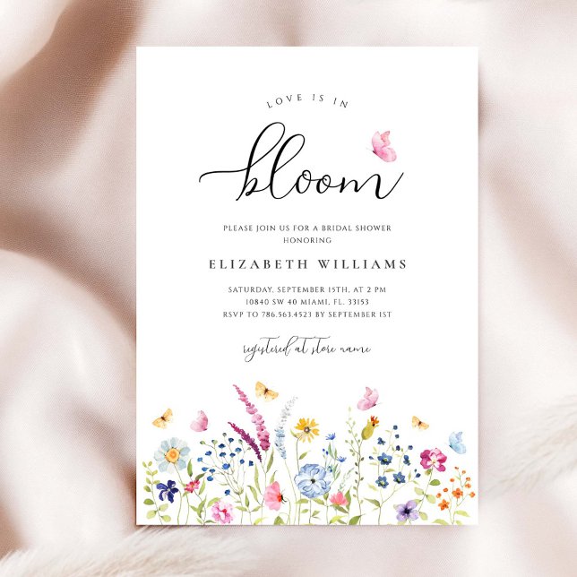 Invitación de Regaderazo de Novia con Acuarela de  (Subido por el creador)