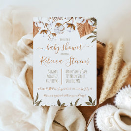 Invitación de Regalo de Baby Shower de Acuarela de