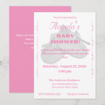 Invitación de regalo de bebé niña Bundle Precious