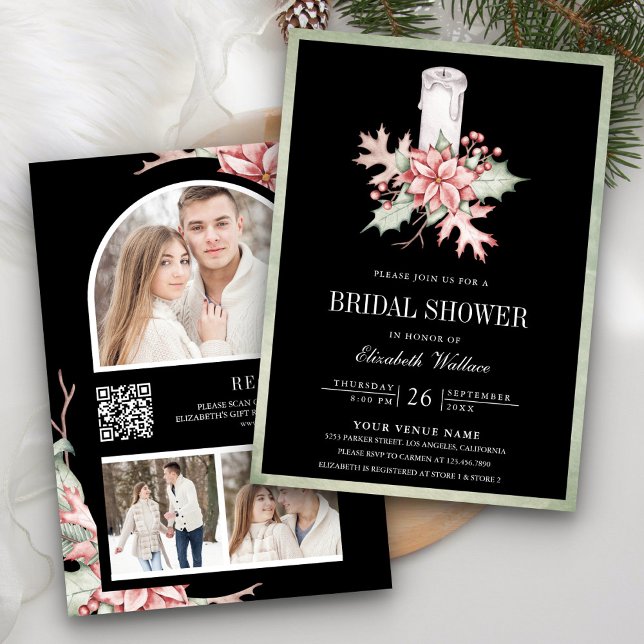 Invitación de Regalo de Boda con Vela de Navidad P (Subido por el creador)