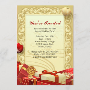 Invitación de regalo y adorno 5" x 7"