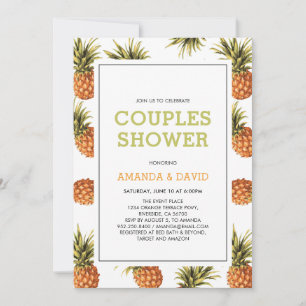Invitación de regalos para la boda de parejas trop