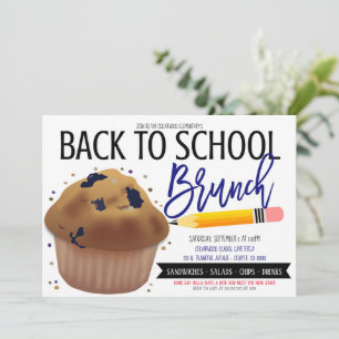 Invitación de regreso al Brunch escolar