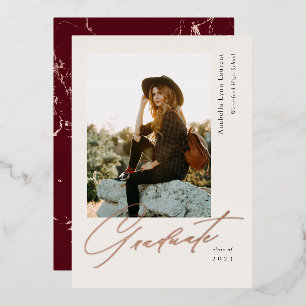 Invitación de Relieve metalizado de imágenes con g