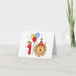 Invitación de relleno de primer cumpleaños de cara