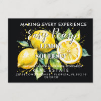 invitación de remisiones de bienes raíces LEMON Po