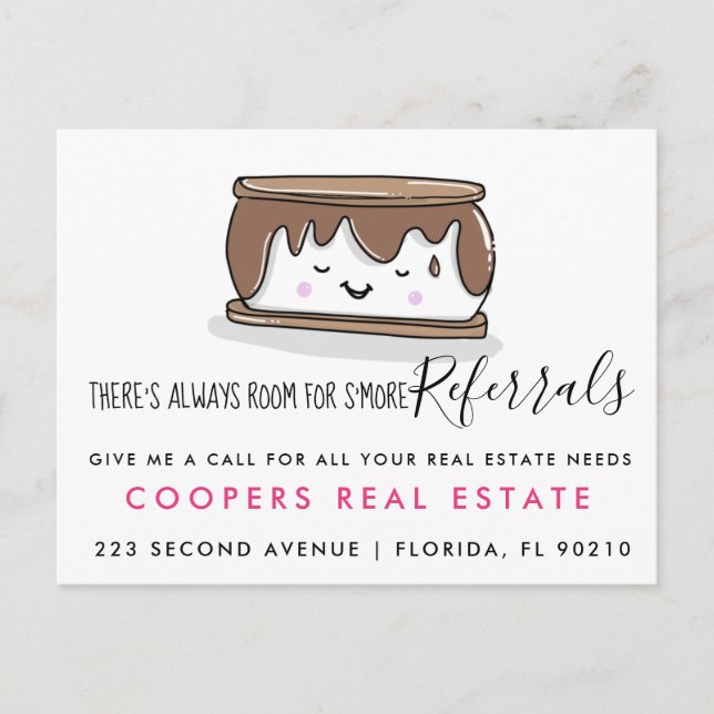 invitación de remisiones de SMORE inmobiliaria Pos (Anverso)