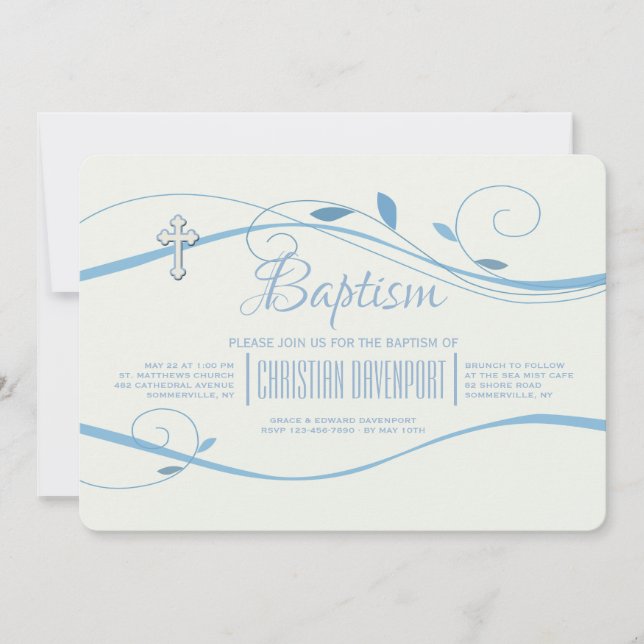 Invitación de Remolinos Azules (Anverso)