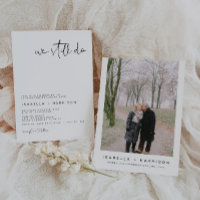 Invitación de renovación de votos de boda, todavía