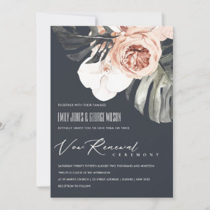 INVITACIÓN DE RENOVACIÓN DEL VOW DE LA FLORAL DE N
