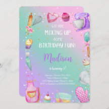 Invitación de Repostería