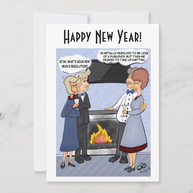 Invitación de Resolución de Año Nuevo (Anverso)