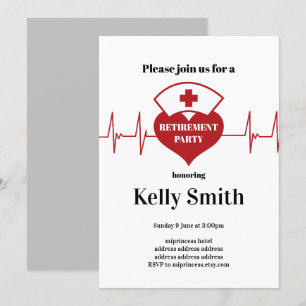 invitación de retiro de enfermería