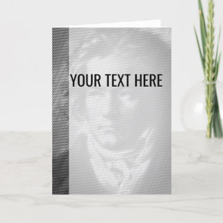 Invitación de retrato de horno de Beethoven blanco