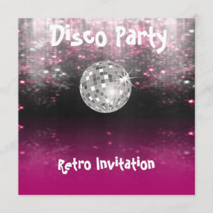 Invitación de Retro Disco Party