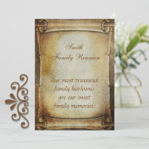 Invitación de Reunión de Desplazamiento Antiguo