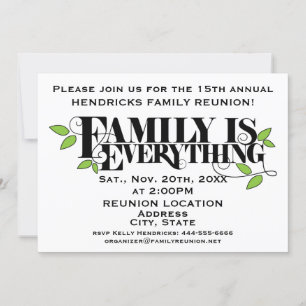 Invitación de Reunión Familiar