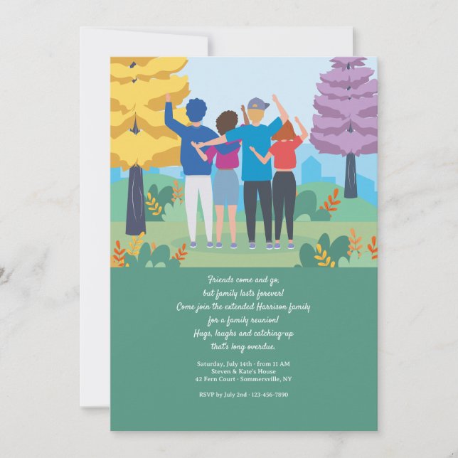 Invitación de Reunión Familiar (Anverso)