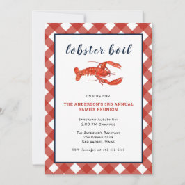 Invitación de reunión familiar de cocción de lango