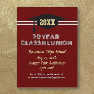 ¡Invitación de Reunión! Tarjeta Postal de Reunión