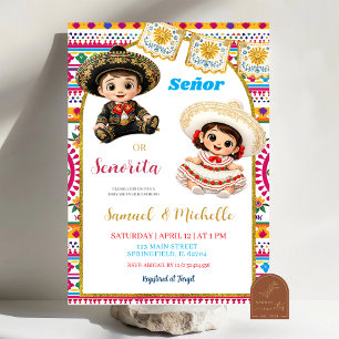 Invitación de Revelación de Género Señor o Señorit