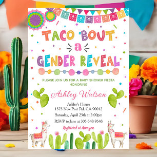 Invitación de Revelación de Género Taco 'Bout a Ba