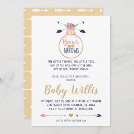 Invitación de reverencias o flechas - Fiesta de re