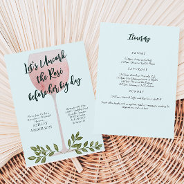 Invitación Dé rienda suelta a la fiesta de la Bachelorette de