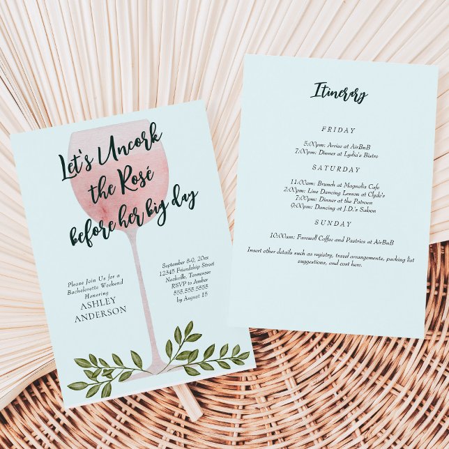 Invitación Dé rienda suelta a la fiesta de la Bachelorette de (Subido por el creador)