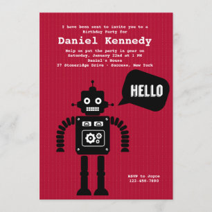 Invitación de robots amigables