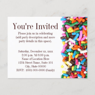 Invitación de rociadores