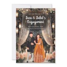 Invitación de Roka hindú e invitación de compromis