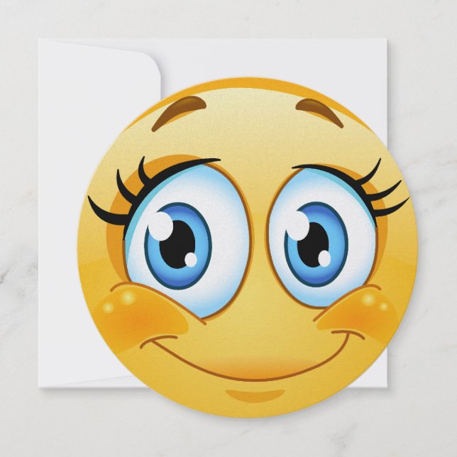 Invitación de ronda de sonrisa dulce revisada - SR (Anverso)