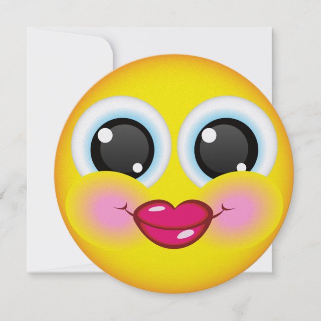 Invitación de ronda de sonrisa dulce - SRF (Anverso)