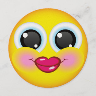 Invitación de ronda de sonrisa dulce - SRF