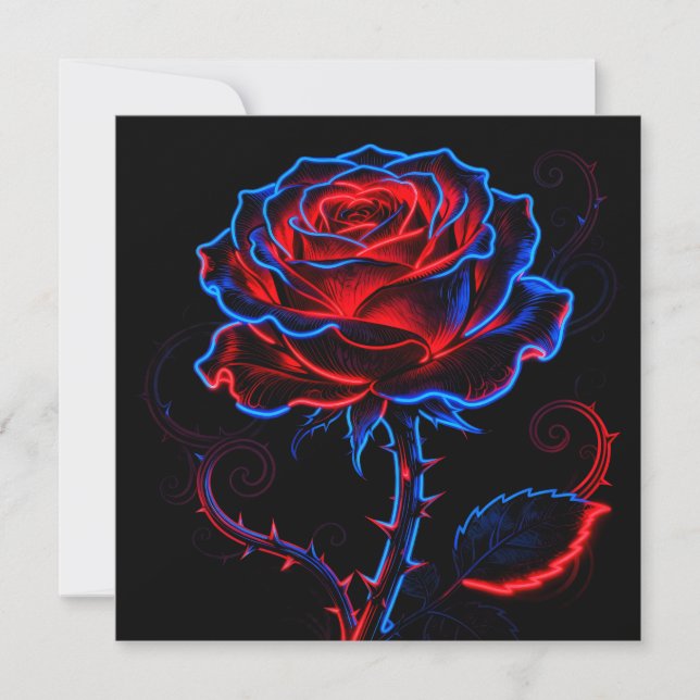 Invitación de Rosa de Neón (Anverso)