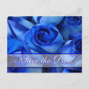 Invitación de Rosas Azules-personalizado
