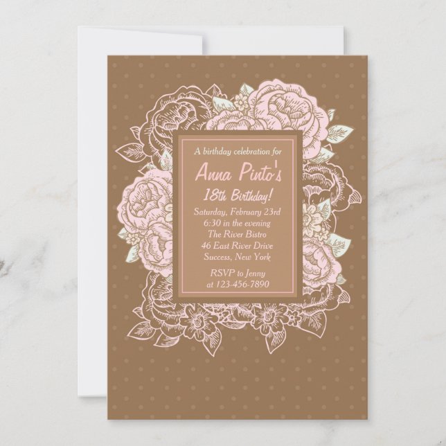 Invitación de Rosas de Col (Anverso)