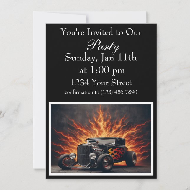 Invitación de rublos calientes (Anverso)