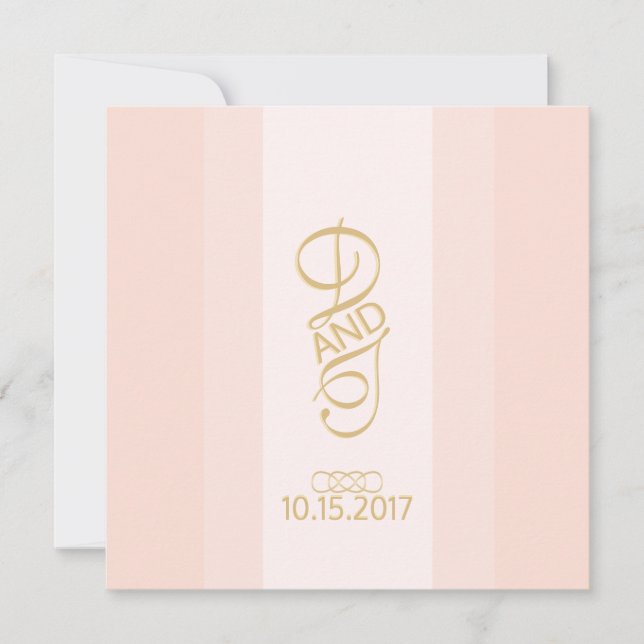 Invitación de Rubor Gold (Anverso)