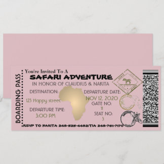 Invitación de Safari