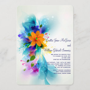 Invitación de Salpicadura de Color