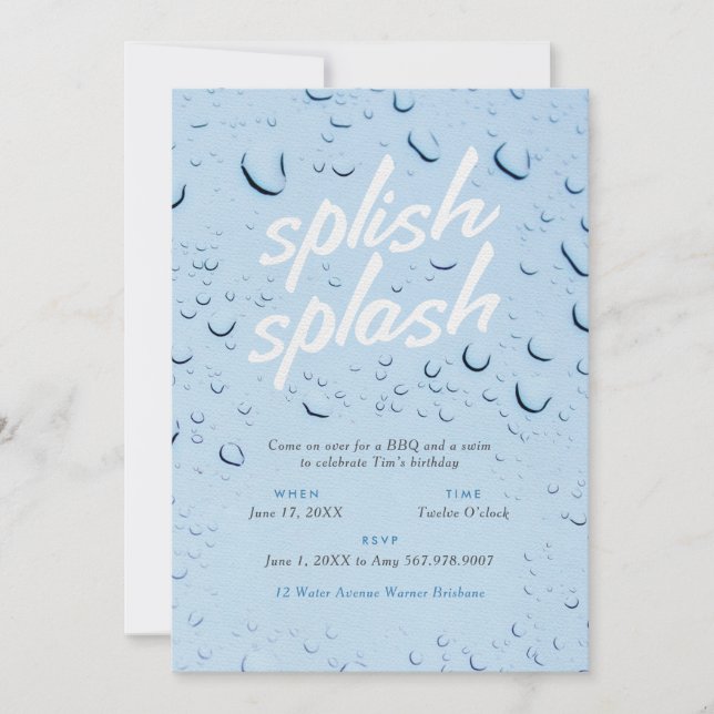 Invitación de Salpicones (Anverso)