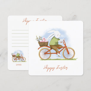 Invitación de saludo Feliz Pascua. Saludo